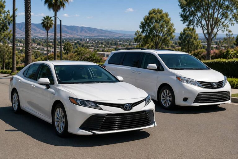 Vehículos seguros y cómodos de Taxis Five Star en San Fernando Valley